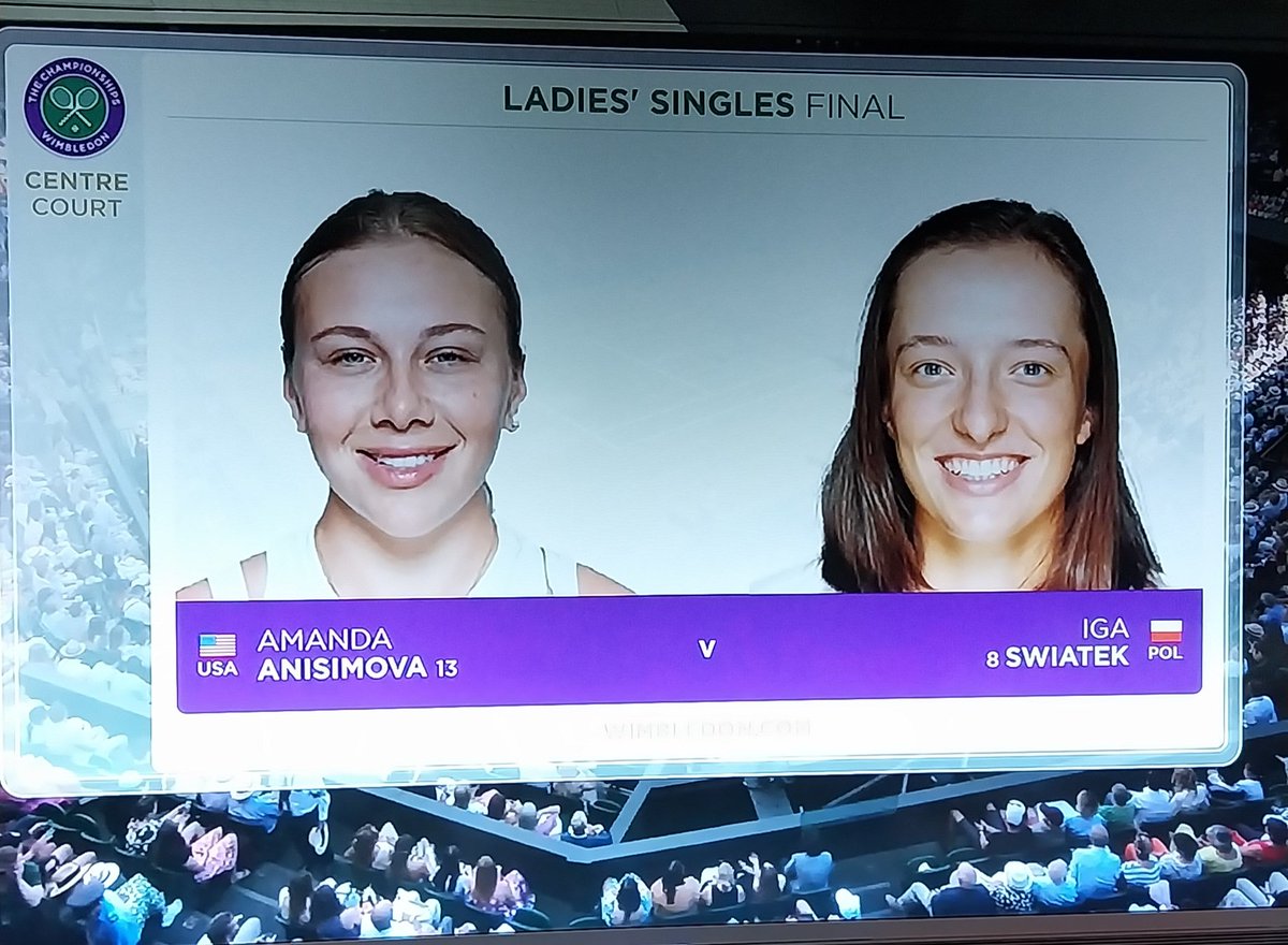 adik779's tweet image. Pozycja obowiązkowa dzisiejszego popoludnia 
Finał #Wimbledon2025 🎾
#1ga 👊