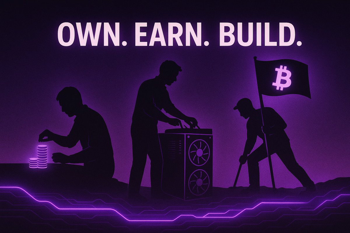 Why just hold BTC when you can earn it by helping power the network?

Plant your flag, run your digital miner, stack for the future ⛏️
