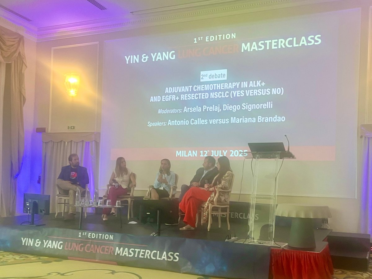 Sarah Waliany, MD, MS (@swaliany) on Twitter photo Enjoyed participating in the session on adjuvant #EGFR & #ALK TKI at Yin & Yang Lung Cancer Masterclass w/ <a href="/Tony_Calles/">Dr. Antonio Calles 🫁🚭</a> & <a href="/MarianaBrandao0/">Mariana Brandao</a> w/ important debate on role of adjuvant chemo prior to TKI. Thanks to <a href="/mihaela_aldea/">Mihaela Aldea</a> <a href="/RobertoFerrara_/">Roberto Ferrara</a> <a href="/BRicciutiMD/">Biagio Ricciuti, MD, PhD</a> for the chance to present! Enjoyed participating in the session on adjuvant #EGFR & #ALK TKI at Yin & Yang Lung Cancer Masterclass w/ <a href="/Tony_Calles/">Dr. Antonio Calles 🫁🚭</a> & <a href="/MarianaBrandao0/">Mariana Brandao</a> w/ important debate on role of adjuvant chemo prior to TKI. Thanks to <a href="/mihaela_aldea/">Mihaela Aldea</a> <a href="/RobertoFerrara_/">Roberto Ferrara</a> <a href="/BRicciutiMD/">Biagio Ricciuti, MD, PhD</a> for the chance to present!