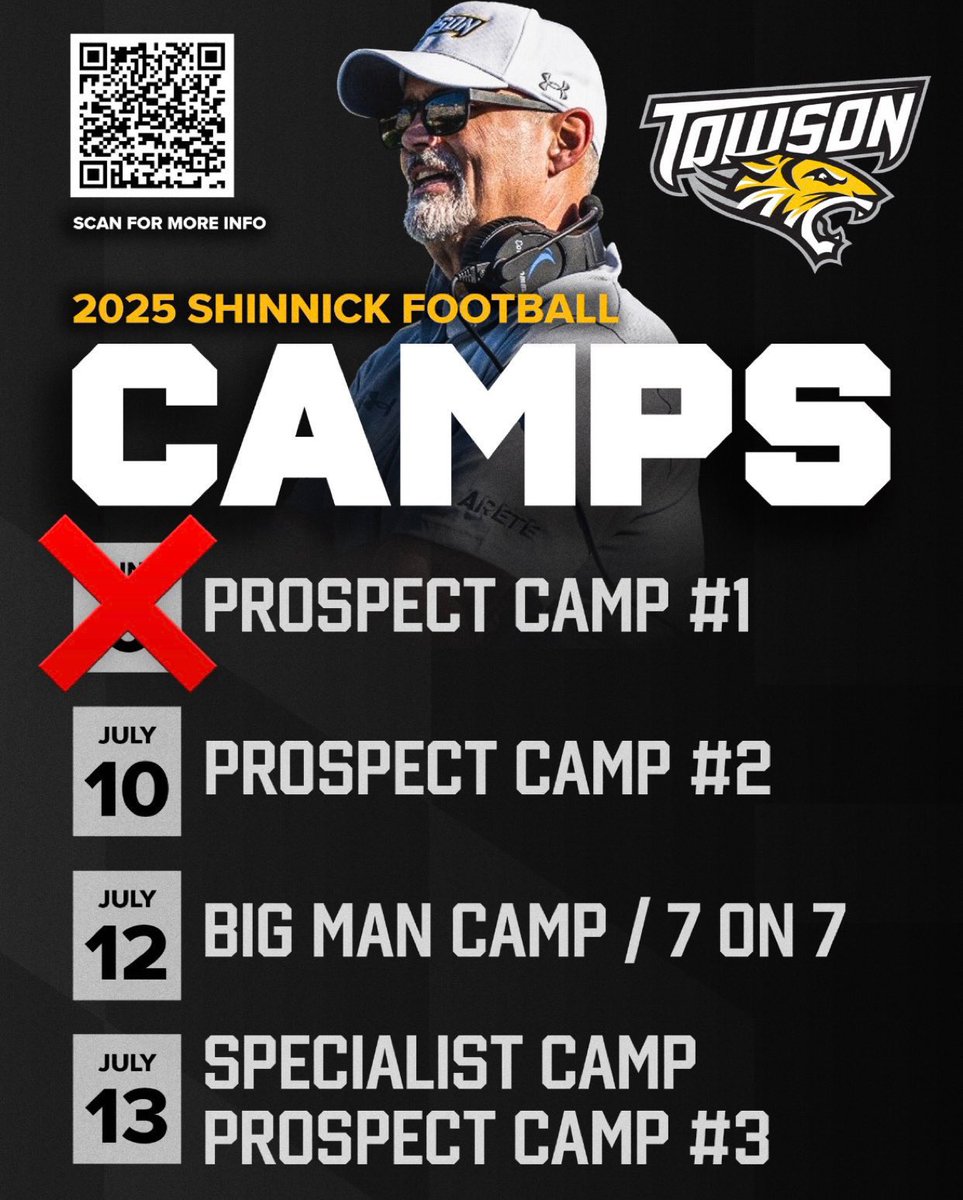 Big_jb3's tweet image. Can’t wait to complete at Towson’s prospect camp tomorrow ! @CoachBMyers