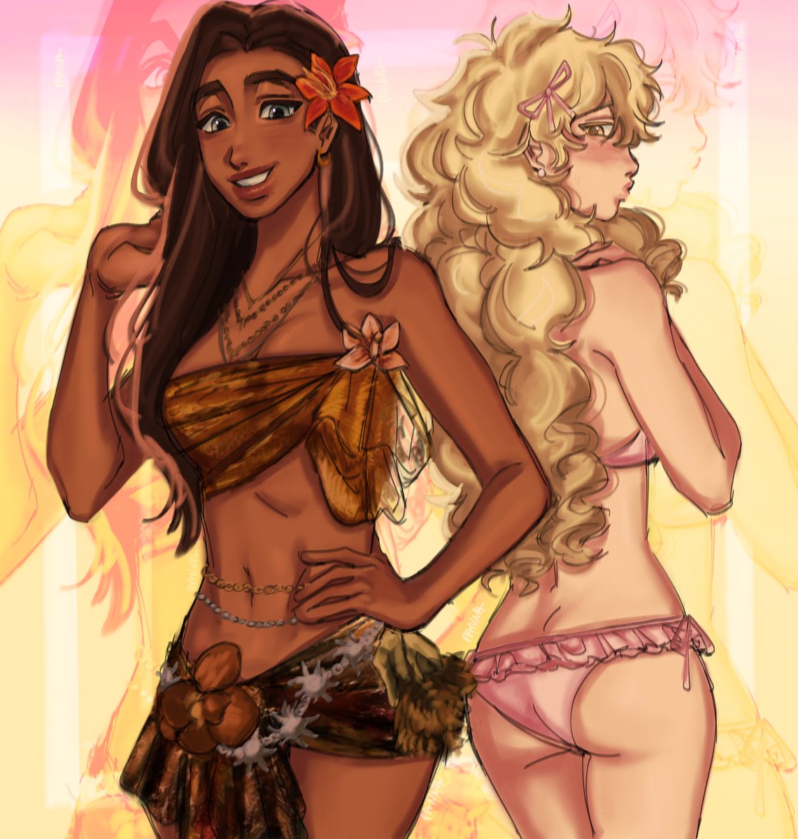 pannapoopa's tweet image. I loveeee women
Also I haven’t drawn fem Luka in soooo long 🤤
#ALNST #HYUNA #LUKA