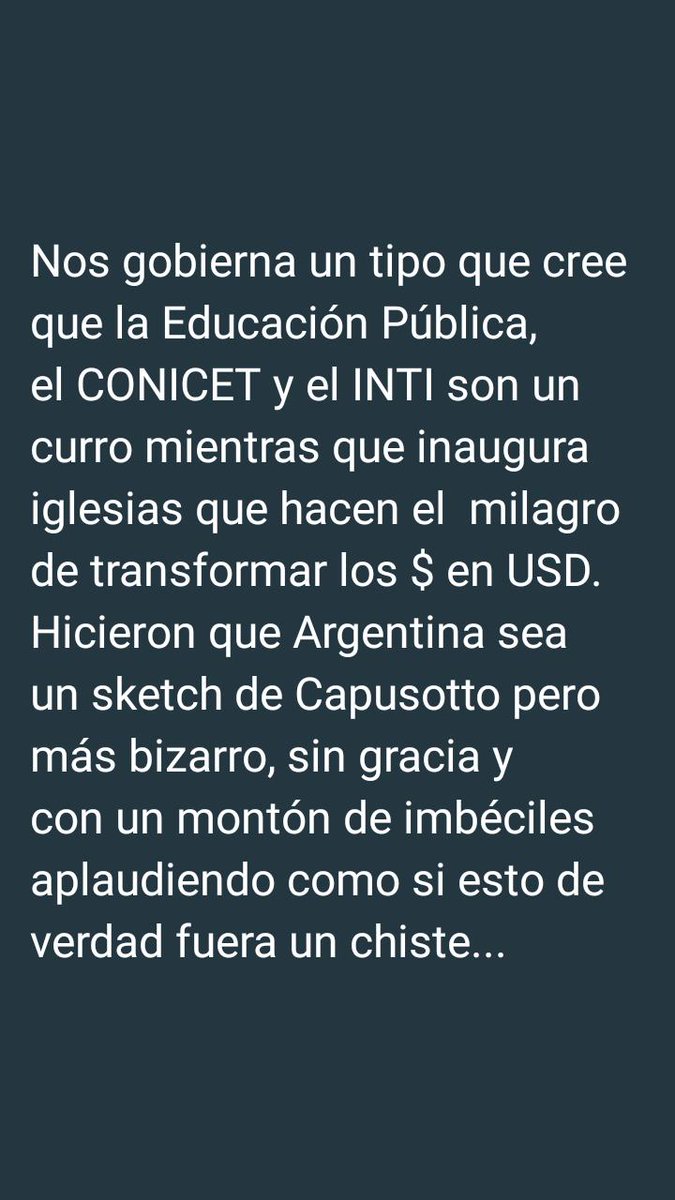Uno por WhatsApp anda diciendo...