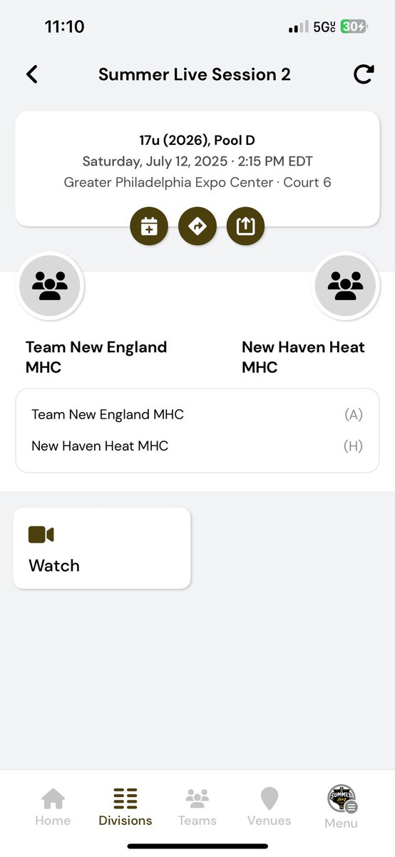 Game of the weekend !! 2:15 on Court 6 Beat me there ‼️❤️‍🔥 <a href="/NewHavenHeatFam/">NewHavenHeatFamily</a> <a href="/CoachDoc10/">Coach Doc Kennedy</a> <a href="/LBMcGillJr/">Lawrence McGill, M.A</a> <a href="/madehoops/">MADE Hoops</a> <a href="/ekess33_MADE/">Eric Kessler Jr.</a> <a href="/MarcusHelton/">Marcus Helton</a> <a href="/Trentw_23/">Trent Watson 💎</a>
