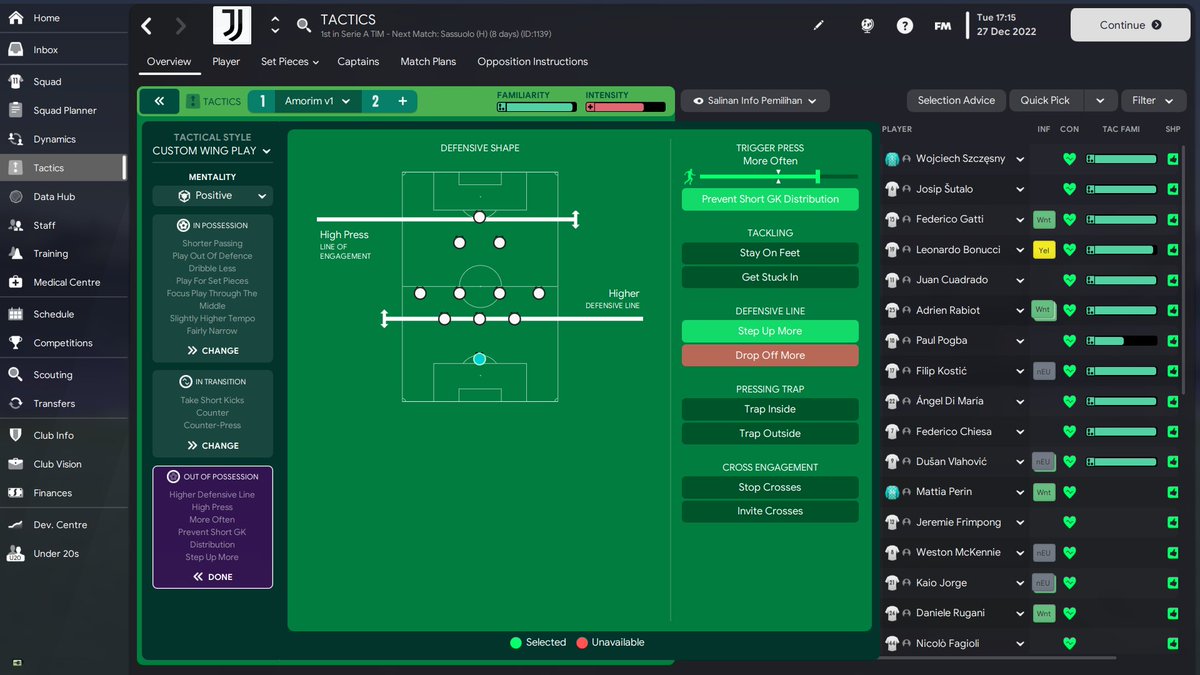 sortitoutsi's tweet image. New #FM23 Tactic Rúben Amorim’s 3-4-2-1 – Modern Wingback Domination | FM23 Tactic available in our Tactics Section

Use our tactics testing table to download great tactics and share your results!

sortitoutsi.net/click/social/2…