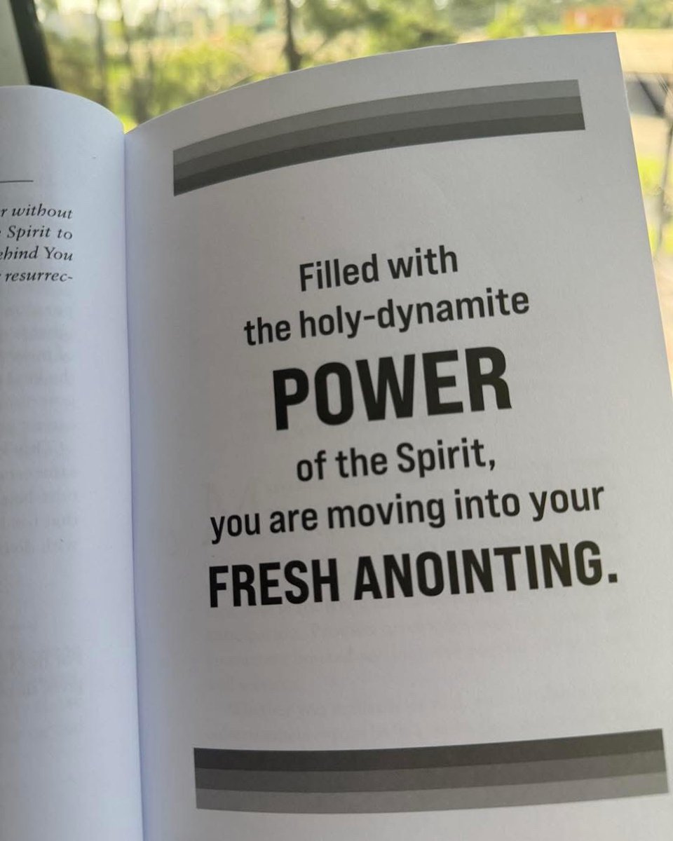 PCCNAChurches's tweet photo. There’s a new oil flowing over your life.
The old battles won’t break you now—
You’re filled with power, with purpose, and with presence.
This is your Holy Spirit Upgrade! 
-Rev. Sam Rodriguez

@nhclc 
Book: Fresh Oil, Holy Fire, New Win https://t.co/3znzbOR2zm