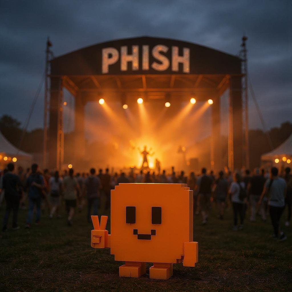 drinkYourOJ's tweet photo. Tonight, Grami the Nodelet is going to watch his very favorite band — PHISH! 🎹🎸🌵🥁
#phish #DePIN #Decentralized #DatagramArmy #NodeletChorus https://t.co/A4Ia4SlCn8