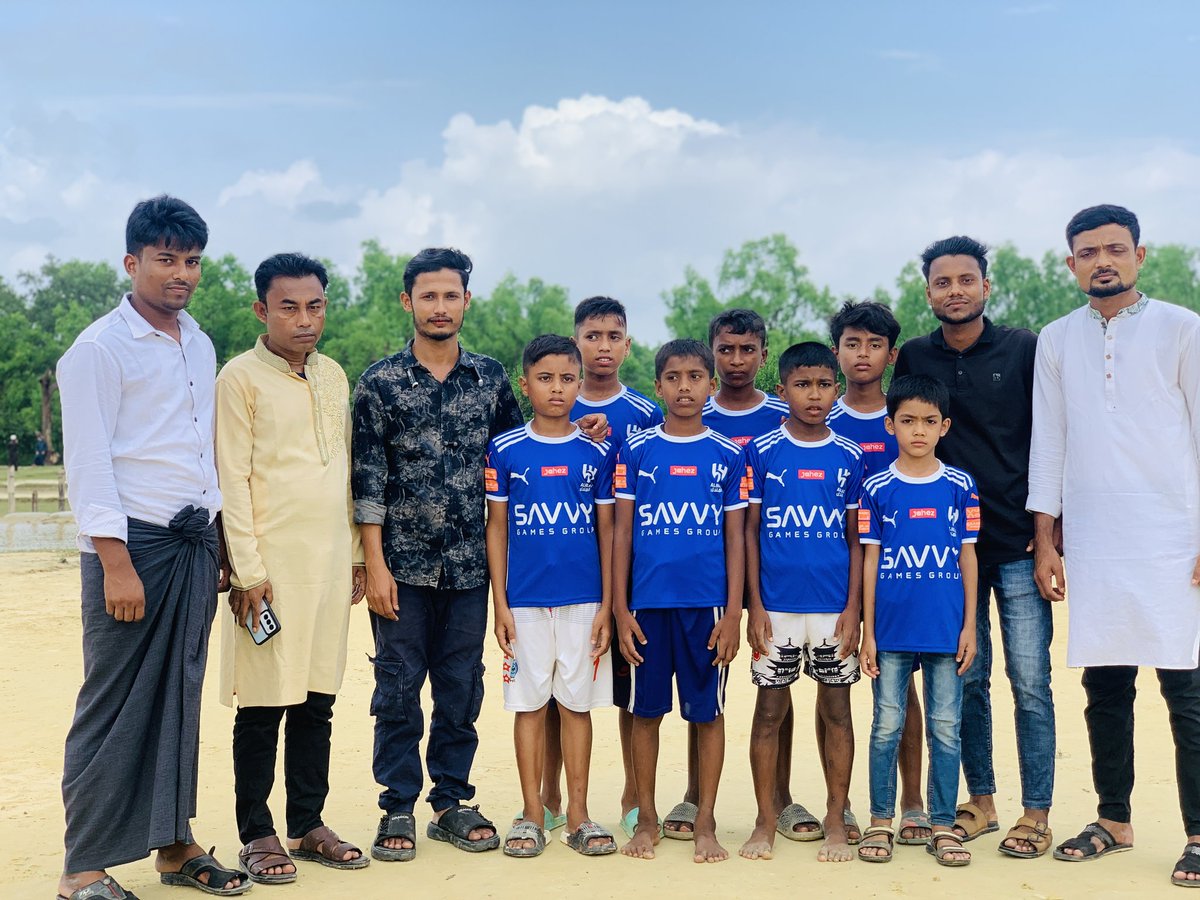 RohimUllahRP's tweet photo. A beautiful day of friendship, football &amp; hope 💛⚽
Today’s match brought laughter, unity and joy to Rohingya children, reminding us all that better days are possible. Organizer by Hope for Rohingya Children

#HopeForRohingya #FootballForPeace

https://t.co/XBwTrSuMB5 https://t.co/whs5l6qr5A