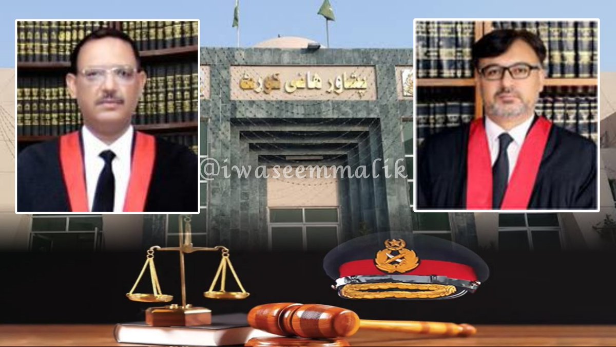 اہم ترین ! فوجی عدالتوں سے سزا پانے والے <a href="/PTIofficial/">PTI</a> کے 5 کارکنوں کی اپیلوں کو قابل سماعت قرار دیتے ہوئے پشاور ہائیکورٹ کے جسٹس وقار احمد اور جسٹس صادق علی نے 14 روز میں کورٹ مارشل کی مکمل کاروائی، سمری آف ایویڈنس اور سزا کا حکمنامہ طلب کرلیا۔

ججز نے فیصلے میں لکھا کہ "یہ وضاحت