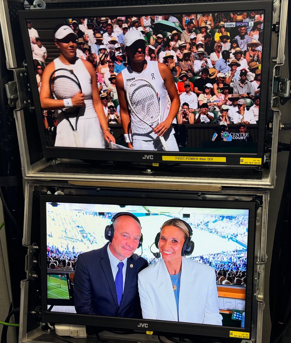 Ladies final <a href="/Wimbledon/">Wimbledon</a> on <a href="/beinsports_FR/">beIN SPORTS</a> 💚💜