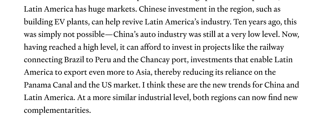 ktdrozdowski's tweet image. If Latin America reindustrializes under Chinese impulse, it will require a profound redefinition of what remains of the Monroe Doctrine