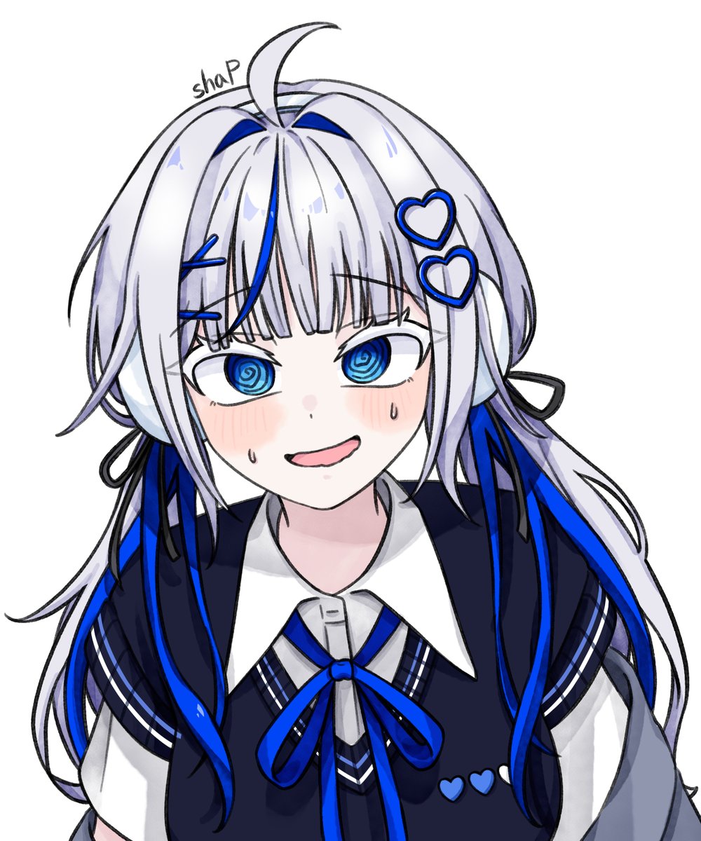 Roshap6's tweet image. 🩵
#kumorinart #illust #illustration