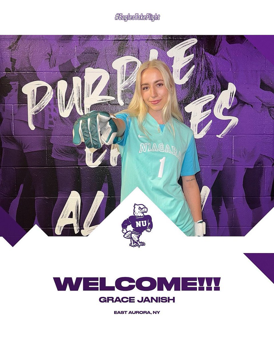 We are excited to welcome Grace to the Purple Eagles! 💜🦅

#eaglestakeflight