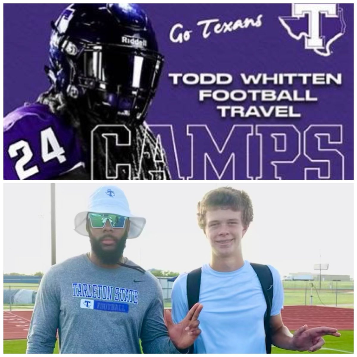 JacksonGumbert (@gumbie1725) on Twitter photo Thank you <a href="/TarletonFB/">Tarleton State Football</a> and <a href="/Coach_Sims1/">Devante Sims</a> for your words and leadership at camp. Lots of good work happening at Tarleton! <a href="/RoundRockFB/">Round Rock Football</a> <a href="/TenneyCoach/">Coach Tenney</a> <a href="/CoachPughFB/">Coach Pugh</a> <a href="/Coach_Hannan/">Brian Hannan 🌵🏴☠️</a> #Blessed #BReal Thank you <a href="/TarletonFB/">Tarleton State Football</a> and <a href="/Coach_Sims1/">Devante Sims</a> for your words and leadership at camp. Lots of good work happening at Tarleton! <a href="/RoundRockFB/">Round Rock Football</a> <a href="/TenneyCoach/">Coach Tenney</a> <a href="/CoachPughFB/">Coach Pugh</a> <a href="/Coach_Hannan/">Brian Hannan 🌵🏴☠️</a> #Blessed #BReal