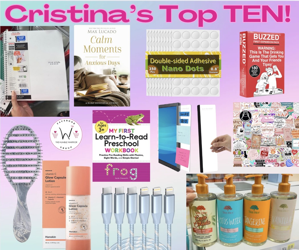 HumbleWarrior10's tweet image. 💕💕💕Hey Warriors! Here’s a recap of the top FIVE best-selling items I posted yesterday that are still available today 🤩! Plus a bonus 😘!
Fivestar spiral notebook!
shop.humblewarrior.com/amazon/ck0wa
3-pack of Chargers! Enter 3JRFEC9H at checkout.
shop.humblewarrior.com/amazon/nBB2b
Tree Hut Hand…