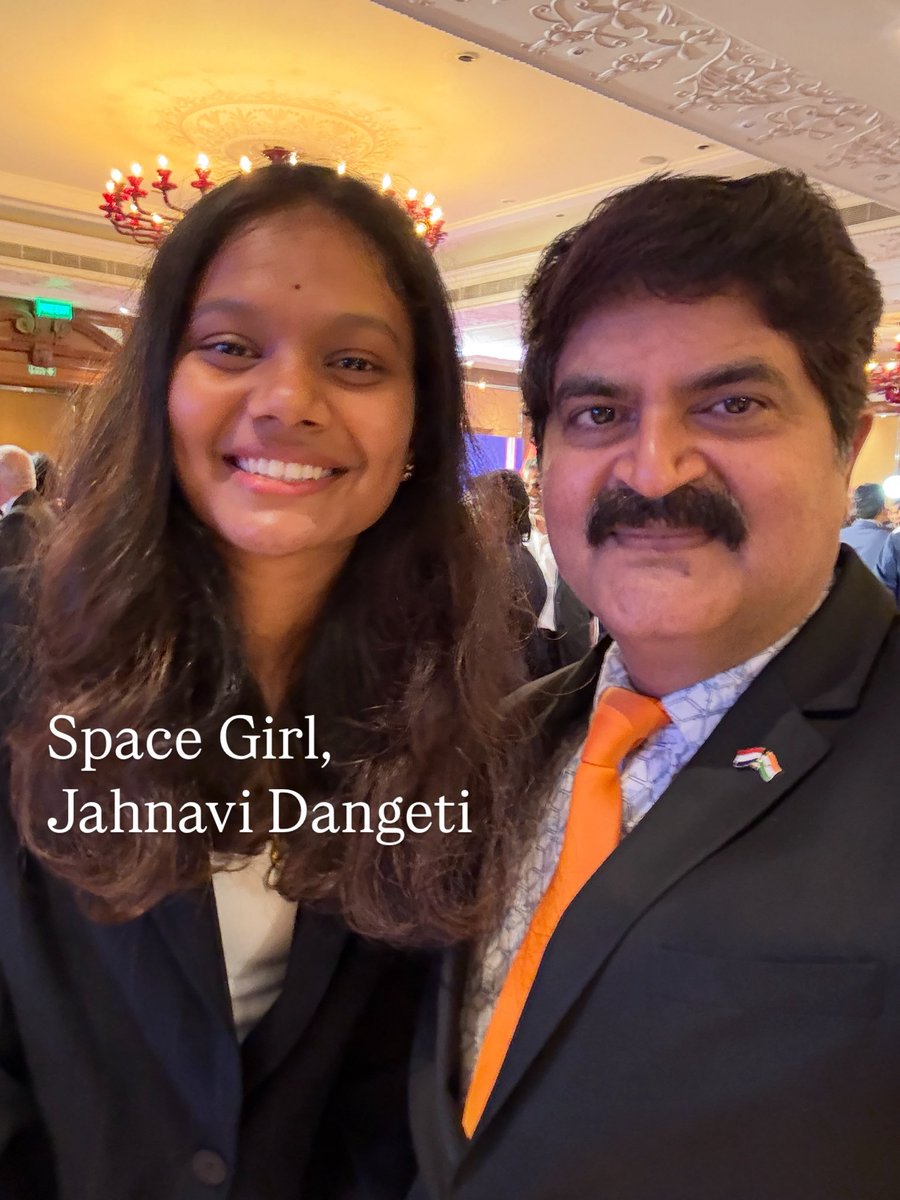 ChakrvarthiAVPS's tweet image. So inspired by @JahnaviDangeti, a humble, fearless 23 Y old from #AndhraPradesh training for a 2029 orbital mission! 🚀🇮🇳
Dream big. Work harder. Reach the stars. 🌟
@nealx1 
#JahnaviDangeti #WomenInSTEM #IndiaInSpace #Inspiration #SpaceGirl  #SpaceMission #NASA #TitansSpace