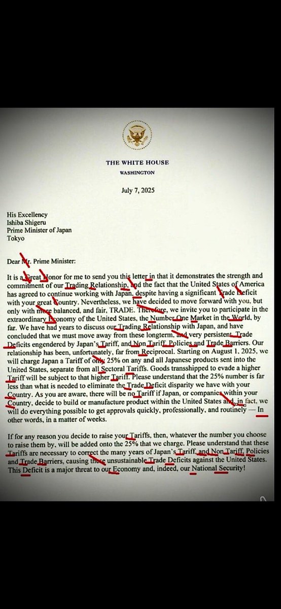 progavalanche's tweet image. Another example the 47 regime making us a worldwide laughingstock.
Nevermind supposedly educated professionals running a country put up more red ink than a struggling 3rd grader, the content is so condescending most of us would lose our jobs for sending this.
#DemVoice1 #wtpBLUE