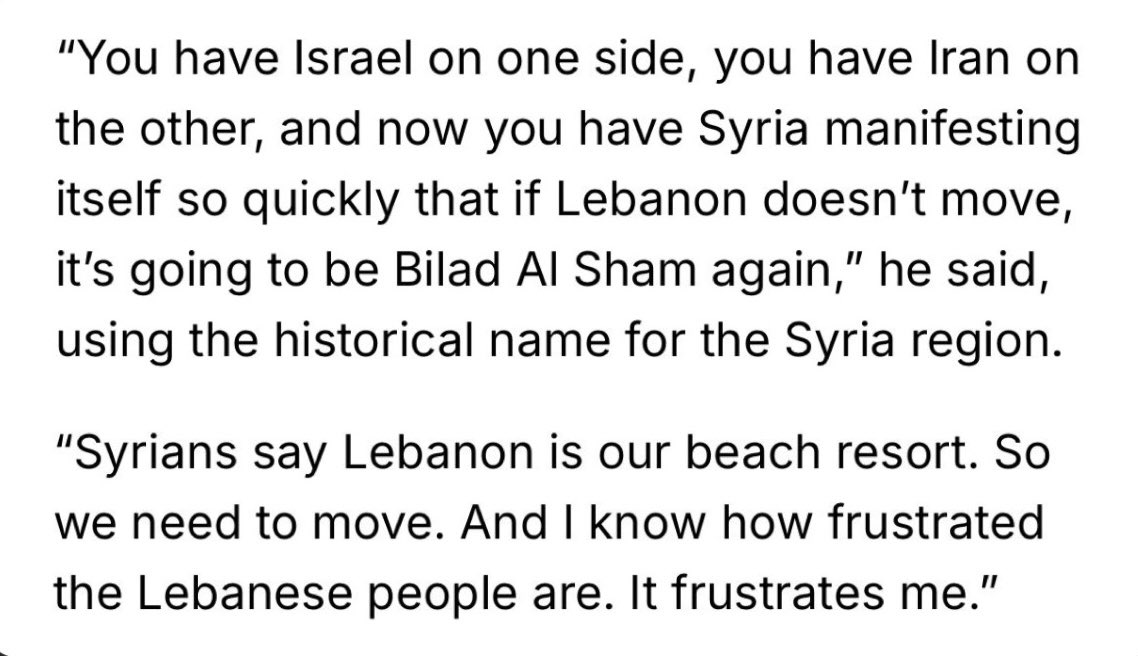 michelhelou_lb's tweet image. Lebanon isn’t anyone’s beach resort, and we won’t become Bilad Al Sham again.
We are a sovereign nation. But we must prove to the international community, and to ourselves first, that we can build a proper state, free of militias and parallel economies.