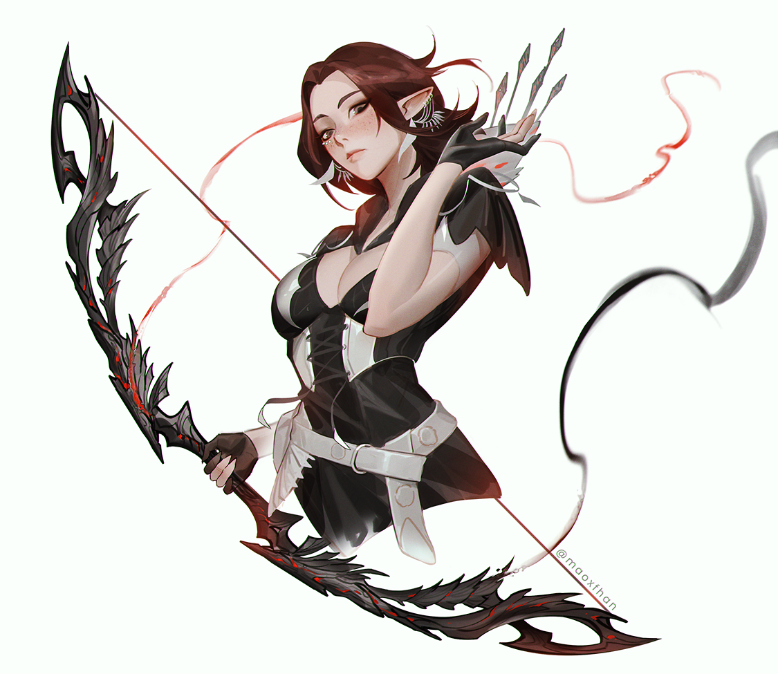 maoxfhan's tweet image. Black Desert commission 🏹