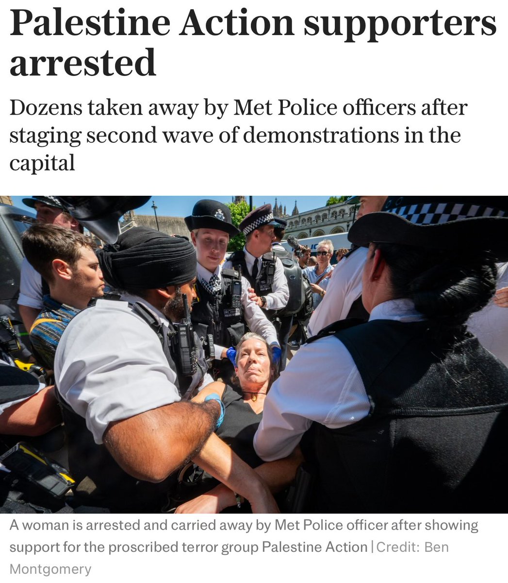 Mr_Andrew_Fox's tweet image. Getting yourself a criminal record protesting a genocide lie whilst acting in direct support of Hamas’s war aims.
The power of disinformation.