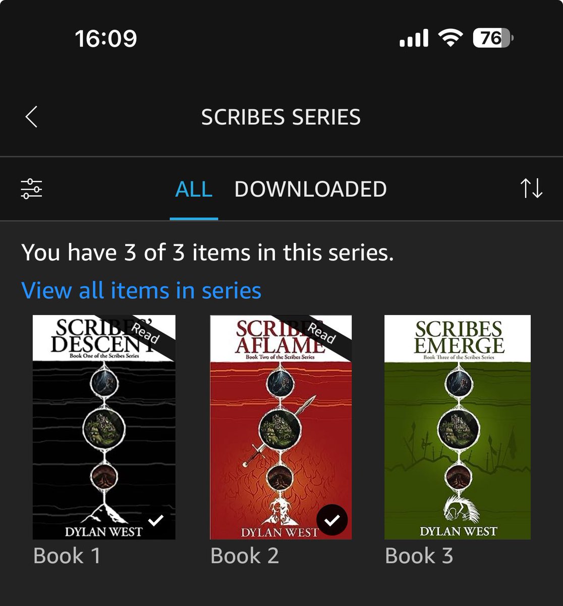 Erik Martenson (@kaarvok) on Twitter photo Congrats to <a href="/DylanWestAuthor/">Dylan West</a> for the release of the 3rd Scribes book! I loved the first two & already purchased the 3rd. Can’t wait to read. 🥳 Congrats to <a href="/DylanWestAuthor/">Dylan West</a> for the release of the 3rd Scribes book! I loved the first two & already purchased the 3rd. Can’t wait to read. 🥳