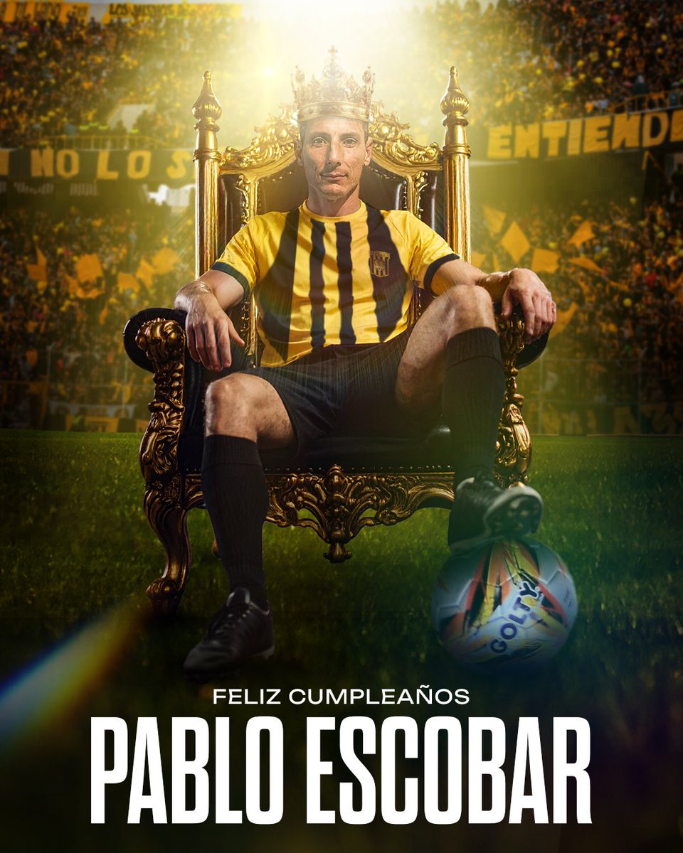 ¡Feliz Cumpleaños leyenda! 🎂🥳
Honramos la vida de un ídolo del Club, que no solo dejó huella, sino también, su nombre grabado en el corazón de esta institución. 💛🖤
Caudillo dentro y fuera de la cancha, portador con orgullo de nuestros colores. 💪🏻
Multicampeón, que supo