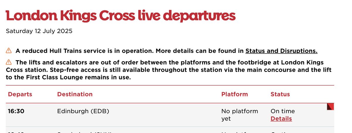 Astonishing that the LNER website claims all is well on the East Coast mainline, when, in fact, KX is shut because of a fire and everyone there is stranded. Shame on you <a href="/LNER/">London North Eastern Railway</a>