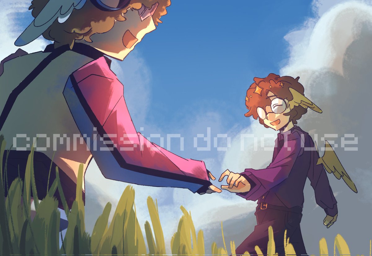 thank you for commisioning me smol! ^_^ #feinbergfanart #couriwayfanart