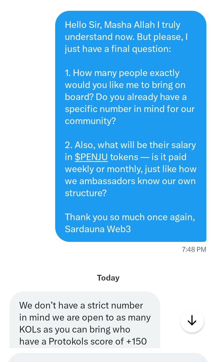 Abdulla8187's tweet image. Mutun 9 zasu kara amfana da yardar Allah.

Posting 2 zakayi gabadaya a aikin a farashin $400 in $PENJU Token, posting daya kafin listing and posting daya bayan listing, sannan ba lokaci daya za&apos;ayi payment ba, za&apos;a baka 50% kafin kayi posting sannan 50% bayan kagama posting, amma…