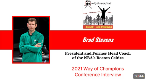 coachajkings's tweet image. 📌Bookmark this video below if you are a coach, athlete, parent, or teacher.
The videos and quotes come from Brad Stevens' interview on the Way of Champions Podcast.
Great listen on leadership, culture building, and teamwork:
youtube.com/watch?v=6FyenH…
x.com/coachajkings/s…