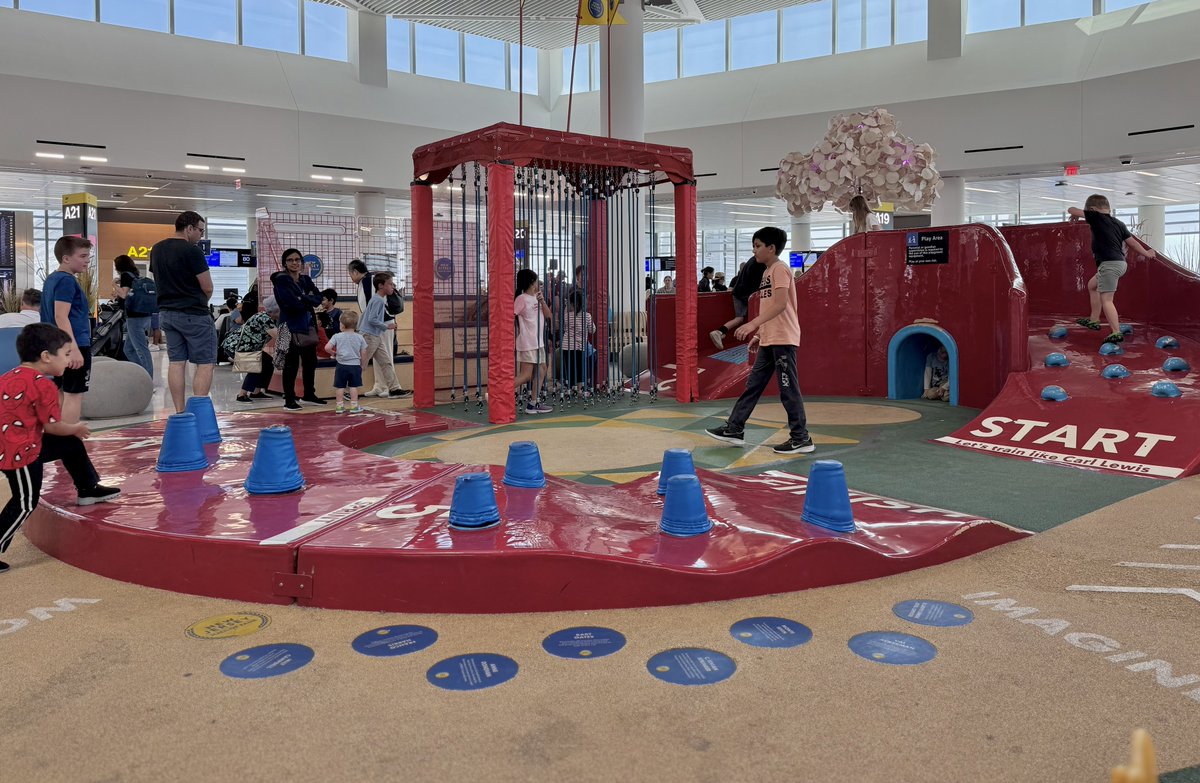 Yay for playgrounds in airports