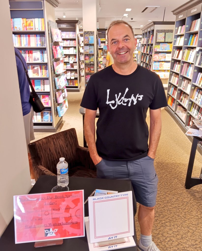 WaterstonesWton's tweet photo. Thanks to everyone who came to our #BlackCountryDay book signings. It was brilliant see Richard O'Connor and Tom Hicks in store. If you couldn't get here today, signed copies of the 'Paranormal Black Country', and 'Ay It' are now available in store in #Wolverhampton. https://t.co/E9yUrASVOb
