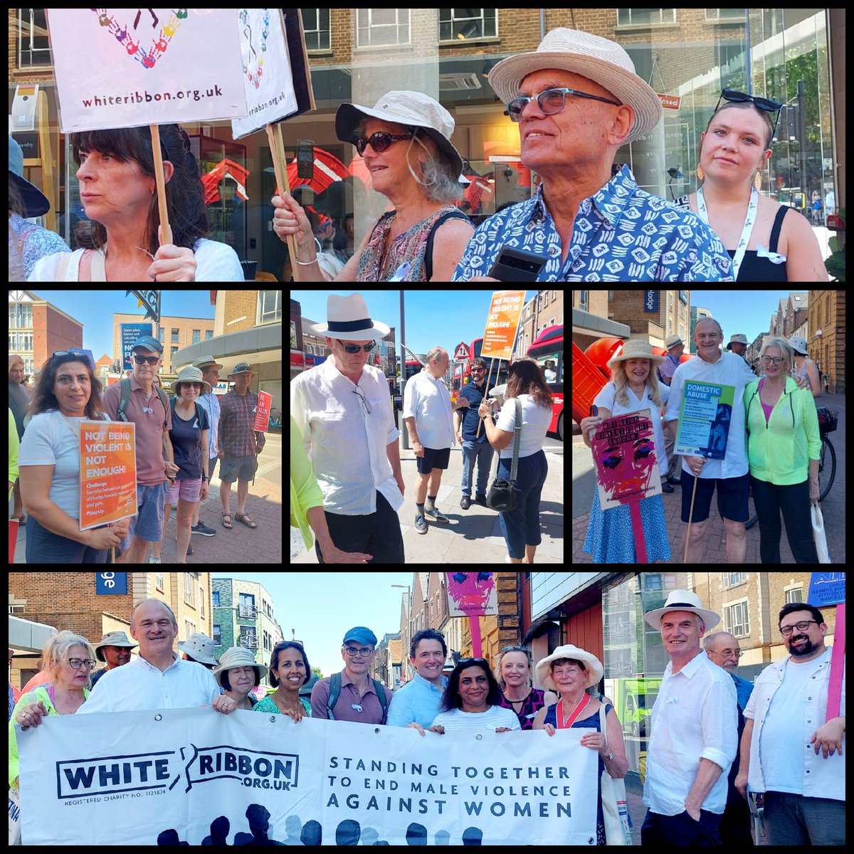 juliacambridge1's tweet image. From Hampton Wick to Kingston we walked The White Ribbon Walk to highlight violence against women &amp;amp; girls and call for education and a change in male culture. Supported by @munirawilson @EdwardJDavey @Gareth_Roberts_ and Mayors of both Boroughs
#VAWG @WhiteRibbon_UK