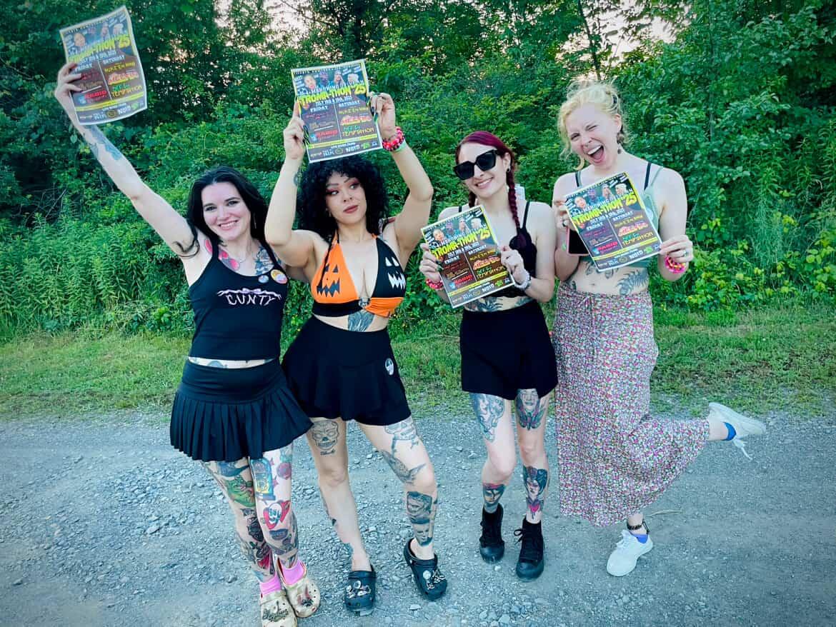 Lloyd Kaufman (@lloydkaufman) on Twitter photo It is almost time for Troma-Thon 2025 July 18th and 19th !!
Come Meet hot singles at #TromaThon 2025! ❤️🔥☢️📽️
.
<a href="/MahoningDIT/">The Mahoning Drive-In Theater</a>
.
Get your tickets NOW!
Merch, Music, games, movies, prizes !!
<a href="/Troma_Team/">ᴛʀᴏᴍᴀ ᴇɴᴛᴇʀᴛᴀɪɴᴍᴇɴᴛ</a>
Tattoos by @tattoosbyslink
#Troma #ToxicAvenger #tromaentertainment #troma It is almost time for Troma-Thon 2025 July 18th and 19th !!
Come Meet hot singles at #TromaThon 2025! ❤️🔥☢️📽️
.
<a href="/MahoningDIT/">The Mahoning Drive-In Theater</a>
.
Get your tickets NOW!
Merch, Music, games, movies, prizes !!
<a href="/Troma_Team/">ᴛʀᴏᴍᴀ ᴇɴᴛᴇʀᴛᴀɪɴᴍᴇɴᴛ</a>
Tattoos by @tattoosbyslink
#Troma #ToxicAvenger #tromaentertainment #troma