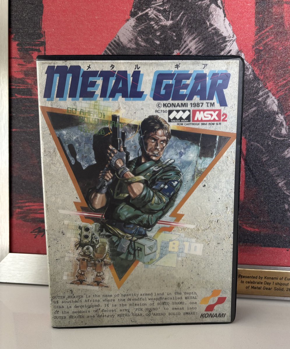 ShawnMGS's tweet image. On this day in 1987, Metal Gear was released. 38 years 🫡 🐍 ❗️