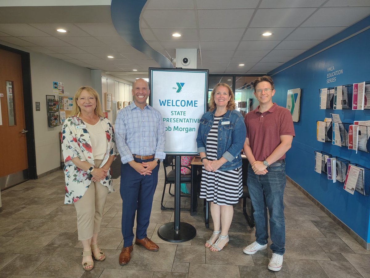 RepBobMorgan's tweet image. Serving as a hub for youth enrichment and summer programming, the North Suburban YMCA is a true pillar of our community. Through affordable and inclusive programming the Y continues to create opportunities for students and families who need it most.
Thank you again for the tour!