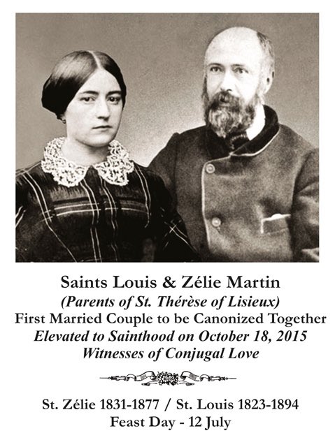What a beautiful feast day! 

Pray for married and engaged couples, and for families. So many quiet sacrifices are made each day, acts of love, patience, and fidelity that go unseen by the world. In the vocation to marriage and family life, there are countless hidden saints.