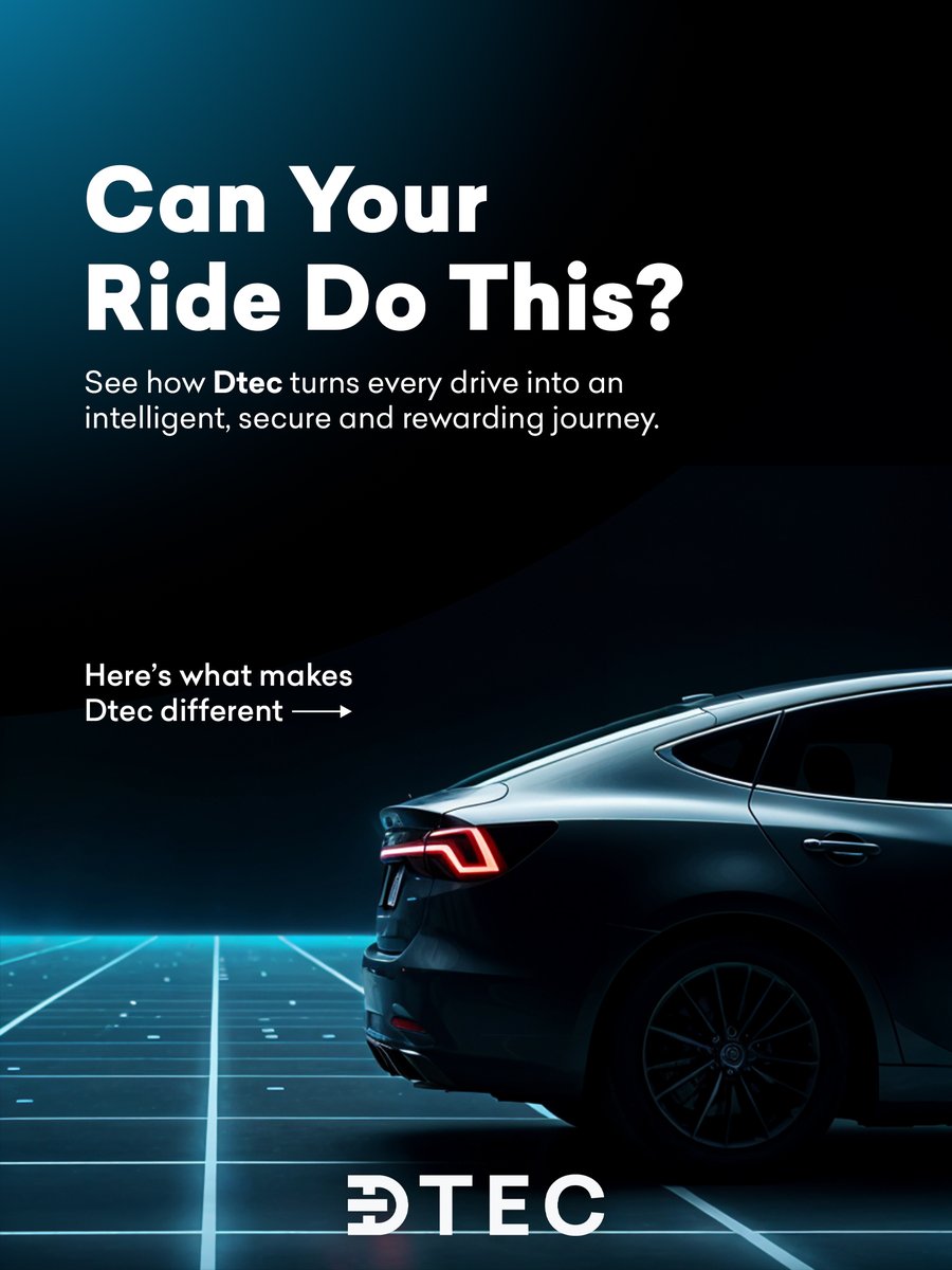 Dtec_Technology's tweet image. Can your car understand you? 🤖
Can it react, adapt, and reward you for driving? 🔄

Now it can.
This is Dtec. Smarter tech, smarter drive. 🚗
