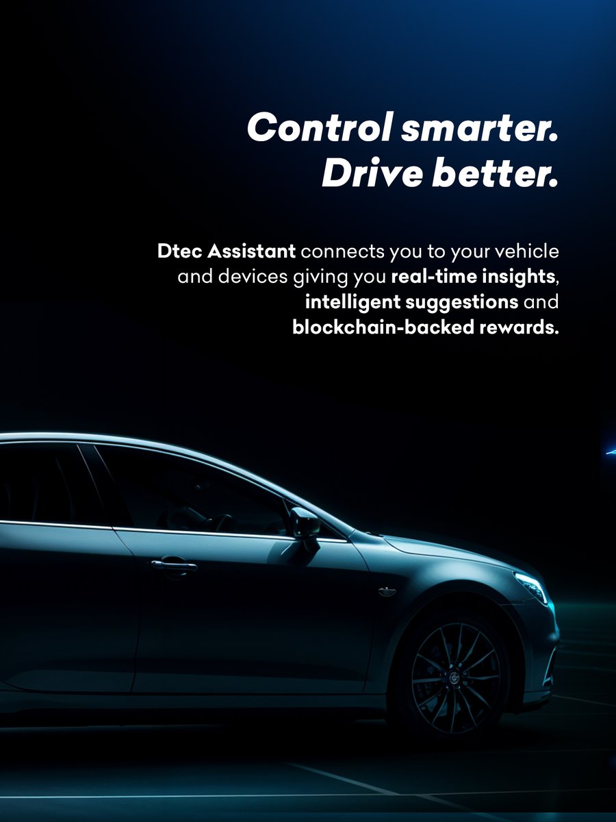Dtec_Technology's tweet image. Can your car understand you? 🤖
Can it react, adapt, and reward you for driving? 🔄

Now it can.
This is Dtec. Smarter tech, smarter drive. 🚗
