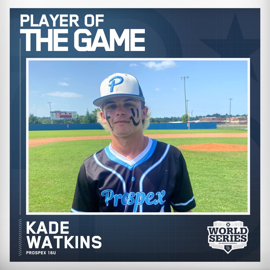 ⭐️Player of the Game⭐️

Kade Watkins
Prospex 16u
#NashvilleWS