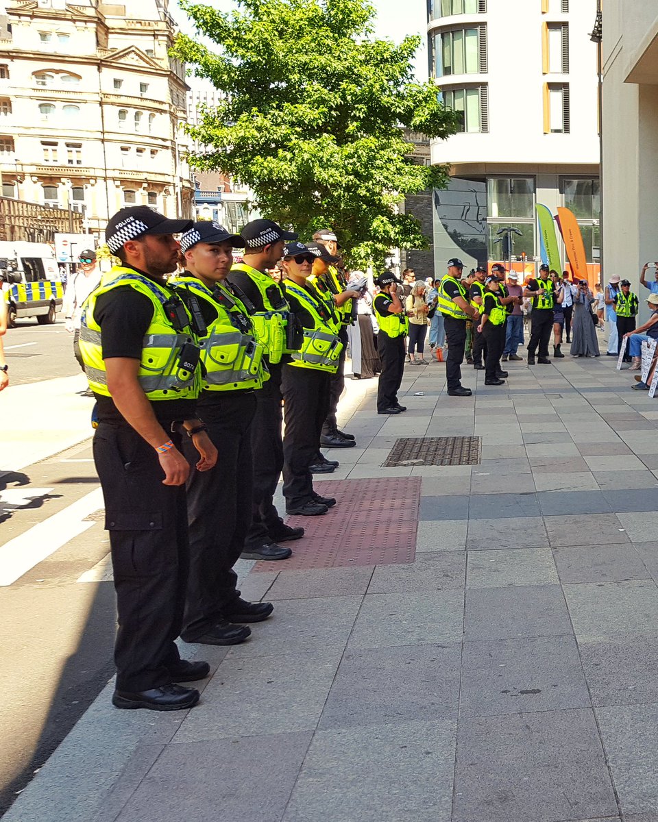 UPDATE - Cardiff (Caerdydd)

13 people have been arrested for alleged terrorism offences, after holding signs outside BBC Cymru HQ.

They had chosen the location due to BBC bias in reporting on the Gaza genocide being committed by Israel.

Biased reporting is complicity.