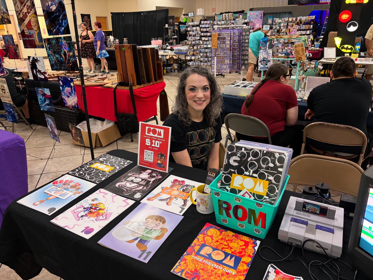 See you today at the Moses Community Center in Thibodaux, LA, from 11 AM to 5 PM for Collector’s Con! 👾

Check out issues of READ ONLY MAGAZINE and play some Super Mario Kart. Who’s your driver? 🏎️