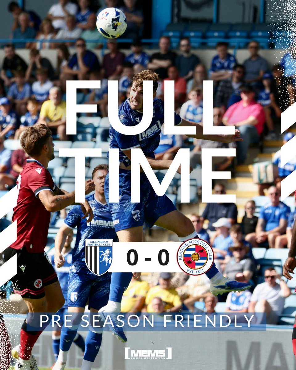FT: Gillingham 0-0 Reading

#Gills