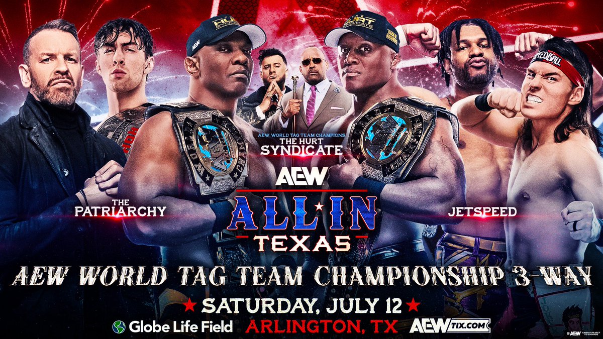 thenickwayne's tweet image. 2 years ago today, I made my AEW debut.
Tonight, I will win the AEW tag team champions in Globe Life Field.
ALL IN TEXAS