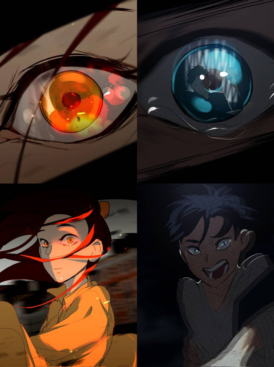 laukisimp's tweet image. the tragedy in their eyes mirrors each other — Lauren witnesses the ATST and realizes she’s lost Dylan, and Kieran watches his protectee get hurt. two different moments, one devastating parallel
