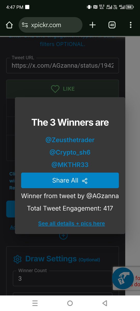 MARTE FX ๐ (@agzanna) on Twitter photo Congratulations to the winners ๐๐๐ #TheXpicker!
<a href="/Zeusthetrader/">Zeus The Trader</a>
<a href="/Crypto_sh6/">Crypto Princess</a>
<a href="/MKTHR33/">๐๐๐</a>
Draw link: draw/1752335252810/
Winners: #thexpicker
Congratulations kindly open ticket on Discord claim! Congratulations to the winners ๐๐๐ #TheXpicker!
<a href="/Zeusthetrader/">Zeus The Trader</a>
<a href="/Crypto_sh6/">Crypto Princess</a>
<a href="/MKTHR33/">๐๐๐</a>
Draw link: draw/1752335252810/
Winners: #thexpicker
Congratulations kindly open ticket on Discord claim!