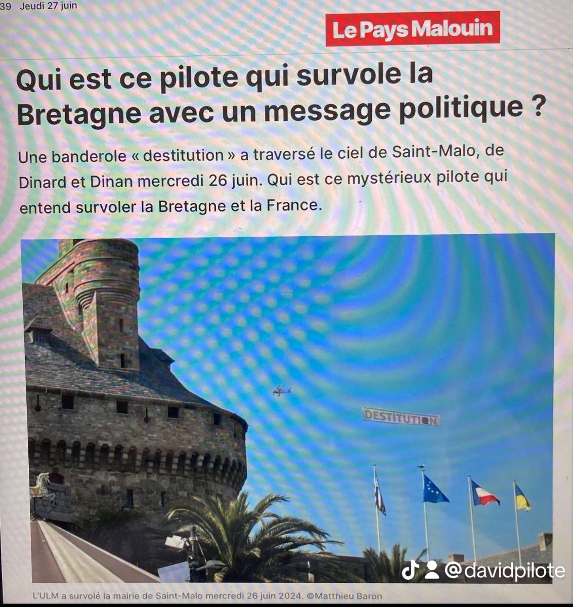 Pirates pour la Democratie :
VIVE LA RÉSISTANCE 
Regardez le ciel maintenant !
#DESTITUTION