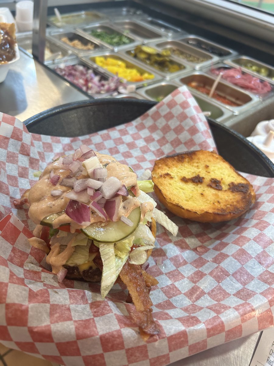 We have over 50 fresh toppings and sauces that you can add to your house-made gourmet burger. What are your favourites?