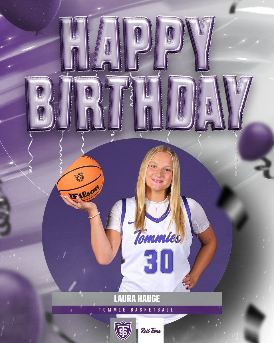 TommieWBBall's tweet image. Go Laura! It's your birthday!

#RollToms #WeOverMe