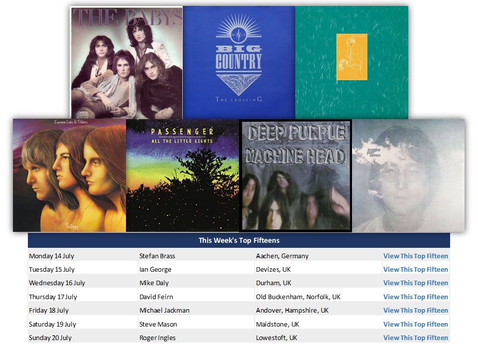 CarolineTop15's tweet image. We've lined up a week of excellent listener Top Fifteens coming up on Radio Caroline, and here's my quick look at what to expect.
09:00-10:00 UK #music #RadioCaroline #TopFifteen @TheRadCaroline #PoweredByTheSun #playradiocaroline #RadioShow