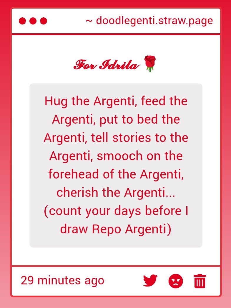 Aww isn't that such nice words dear anon!- oh! -✨